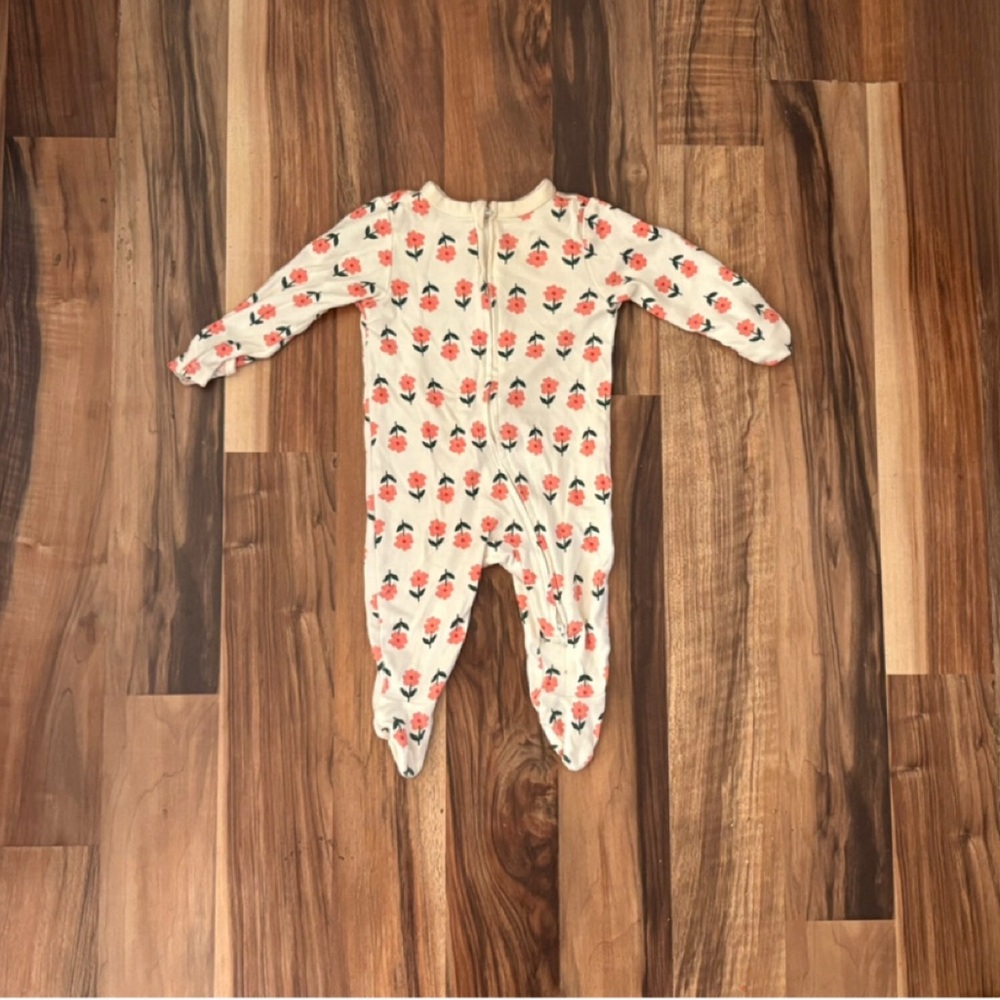 Old Navy Cream Floral Kids One Piece